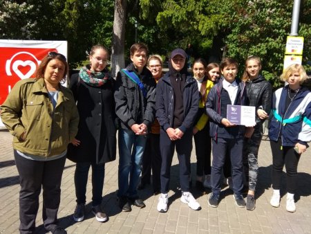 24 мая, во Владимирском саду наш трудовой отряд «Засвияжцы» получил путёвку в трудовое лето 2019 года!