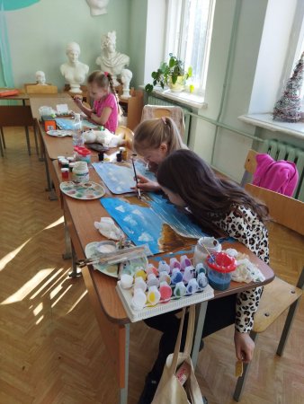 Участие в мастер-классе по рисованию "Крымская весна"